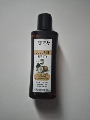 Personal Care Coconut Body Oil  Made With Natural Coconut Oil  4 fl oz -  2 Pack