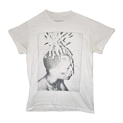 Men's XXXTentaction White Face Logo S Rap Braids Death Mumble Hip Hop Bad Vibes