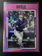 2025 Topps Archives - 2005 Topps Brenton Doyle #272 Pink Foilboard