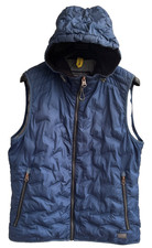 Steppweste Camel Aktiv mit Kapuze  Blau Gr.54 Herren