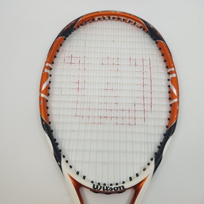 テニスラケットWilson K-FACTOR 95 or K tour Wilson K-Factor K-Tour Tennis Racquet 95 Sq In 4 5/8 Grip - Orange