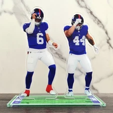 Jaxson Dart & Cam Skattebo Standee - Giants Man Cave Memorabilia & Collectible