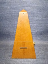 Vintage Seth Thomas Methronome De Maelzel Wood Music Timer Wind Up Needs Work.
