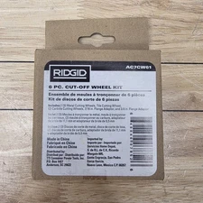 Brand New RIDGID Cut-Off Wheel Blade 6 Piece Kit AC7CW61