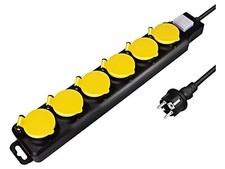 LPS256 Power Strip: Powered Sockets: 6 250VAC 16A 1.5m IP44 LOGILINK
