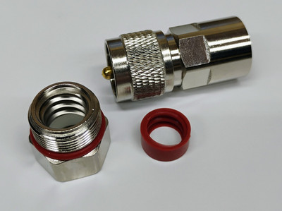 New FSJ4-50B 1/2'' Superflex UHF Male (PL-259). Replaces Andrew 44ASP USA Seller.