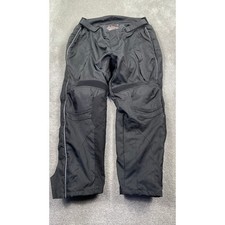 Tour Master Overpant Mens XXL 38-40 Black Textile Motorcycle Riding Pants