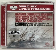 Hanson Conducts Hanson Symphony 1/2 2004 Mercury Living Presence SR90192 SACD NM