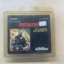 PREDATOR Tandy TRS-80 Color Computer 3, Game Cartridge cat no. 26-3165