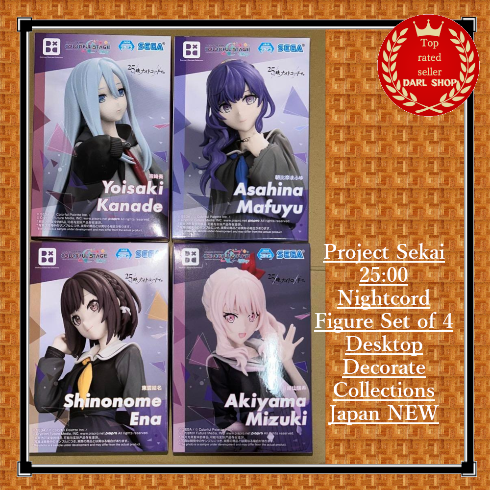 Project Sekai 25:00 Nightcord Figure Set of 4 Desktop Decorate
