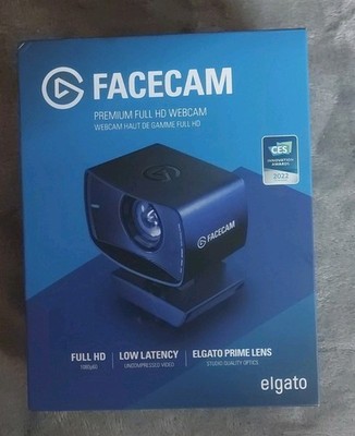 Elgato Facecam - Full-HD-Webcam (1080p60) für Streaming, Gaming, Videokonferenze
