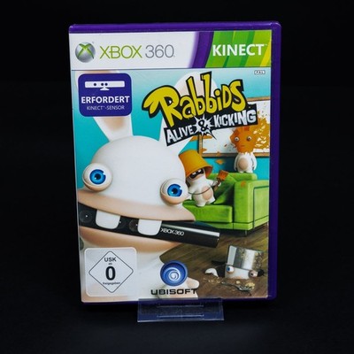 Rabbids: Alive & Kicking - XBOX 360 Kinect Game - PAL - Zustand Sehr Gut
