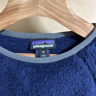 Patagonia Los Gato Crew Xs Fleece Tops Navy | eBay