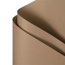 Pack of 20,Pearlescent Film Flower Wrapping Paper 22.8"x22.8" Waterproof Brown