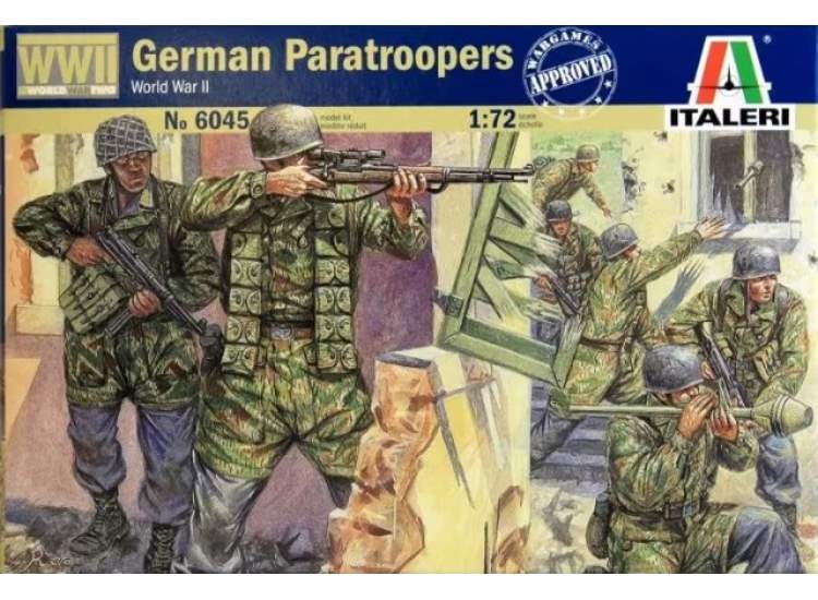 Italeri 6045 1/72 WWII German Paratroopers