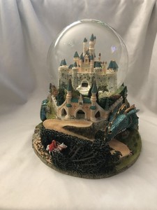 Vintage Disney Sleeping Beauty Musical Snow Globe featuring Prince Phillip
