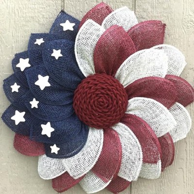 Patriotischer Sternenkranz Unikat Design Stück komplexe Details Liebe zum