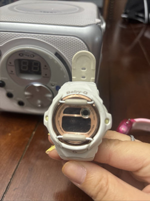 Casio Baby-G Women s White Resin Digital Quartz Water Resistant Sport Watch