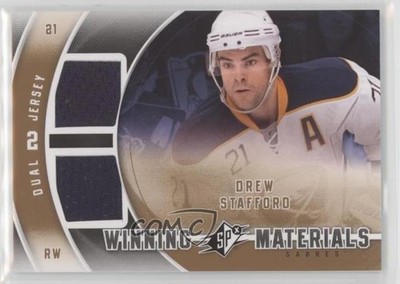 2011-12 SPx Winning Materials Drew Stafford #WM-SF x5p