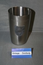 Edelstahl 18/10 Metallbecher Stadt Siegen Wappen Ehrengabe?