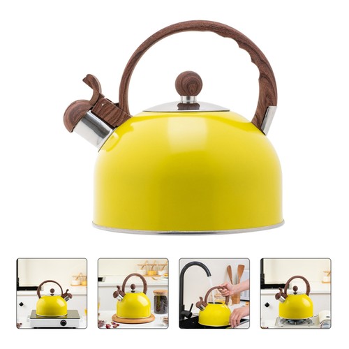 Pfeife Wasserkocher Tee Kochen Pfeifender Herdplatte Teekessel Aus Edelstahl - Bild 2 von 12