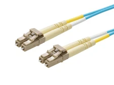 Fiber Optic Cable - 5 Meter - Aqua | LC to LC, OM3, 50/125 Type, 10Gb, Duplex