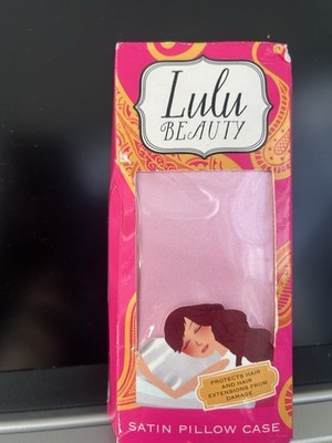 Lulu TRUE Beauty pink Satin Pillowcase hair care Korean hair care must have exte