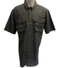 10,000 Ft Above Sea Level Men's Sz Lrg Green Shirt Mesh Vent Bellow Pockets NWT
