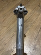 Trek System 2 Components Seatpost 350/31.6mm 10mmOffset Silver Vintage Klein 