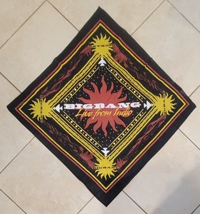 BIGBANG Coachella バンダナ 未使用 BIGBANG Coachella 2026 Official Bandana Black Festival Merchandise