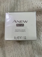 Avon Anew AHA (Alpha Hydroxy Acid) Refining Cream 1.7oz Old Stock Factory Sealed