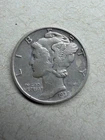 1938 Mercury Silver Dime Fine-VF Philadelphia US Coin