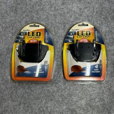 Lot of 2 Ultra Bright Hand Free LED Clip on Cap Light Fishing Camping Baseball