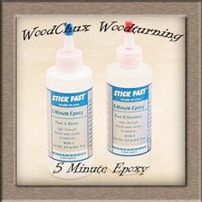 Stick Fast 5 Minute 9 oz Epoxy Glue Kit Wood Turning Woodturning Fast Shipping