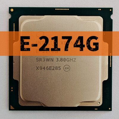 Intel Xeon E-2174G SR3WN 3.80GHz 4 Cores 8 Threads 8MB 71WLGA1151