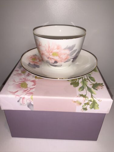 New Russian Imperial Porcelain Manufacture Cup And Saucer