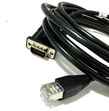 Lot of 10 VGA Male to RJ45 Ethernet Network Adapter Cable