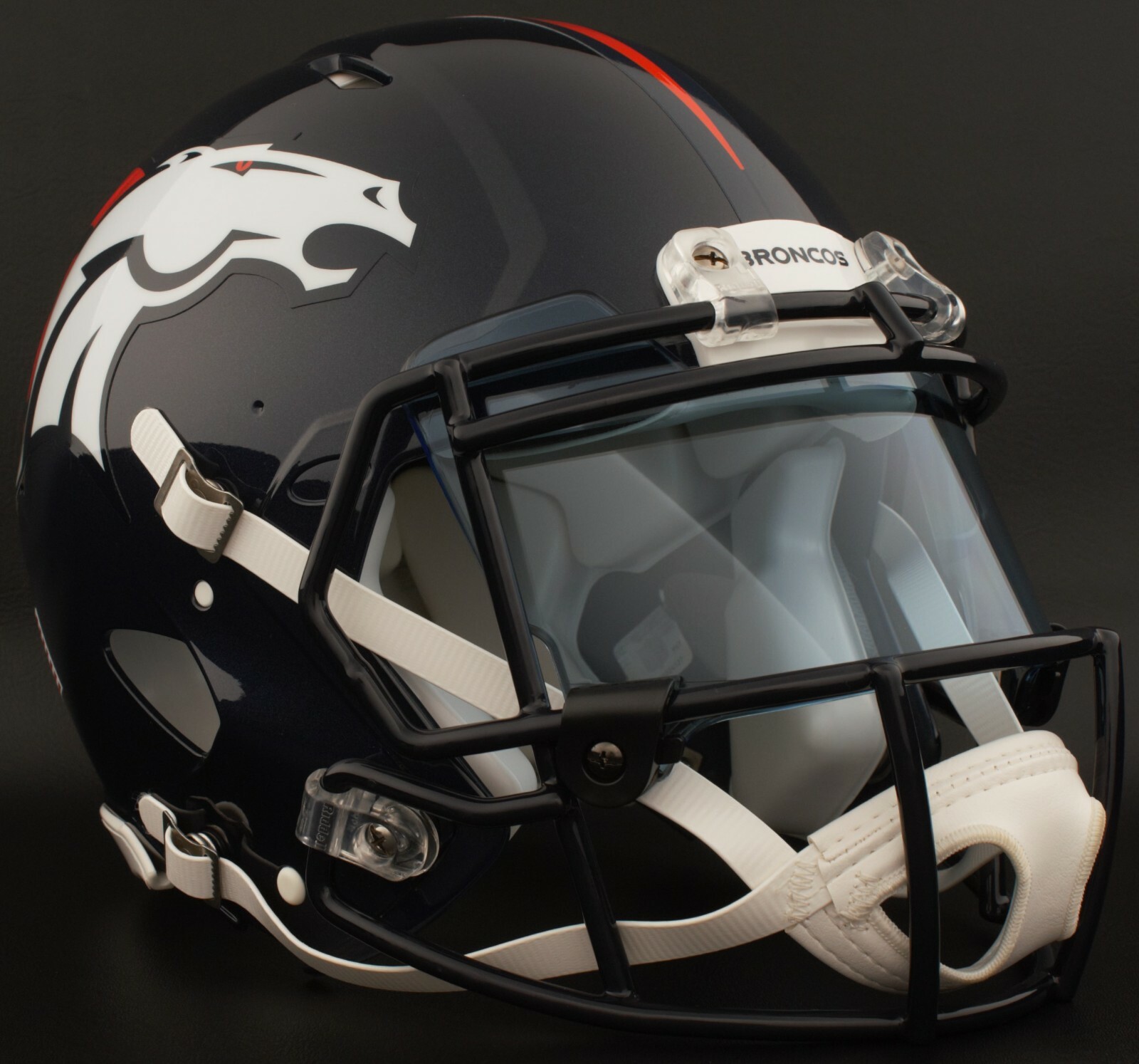 DENVER BRONCOS NFL DMAXX Football Helmet EYE SHIELD / VISOR (BLUE) eBay
