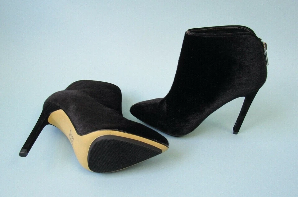 Talla: 6 MICHAEL ANTONIO Botines Negros Piel Sintética Tacones de Aguja Para Mujer Foto 2 de 4