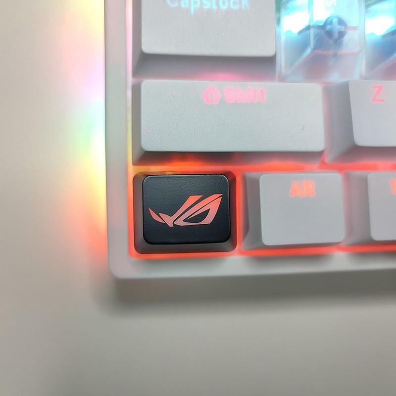 Mechanical Keyboard 'Ctrl' Keycap 1.25U Translucent Keycaps ROG Icons Keycap