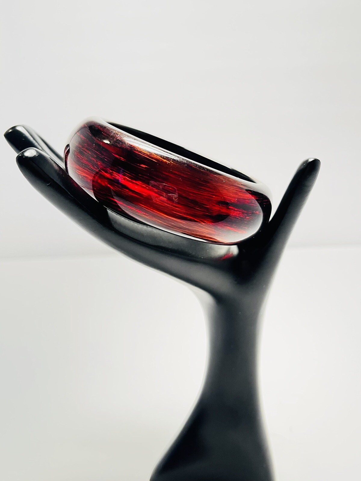 'Chunky Amber Bracelet Translucent Root Bear Visi… - image 4