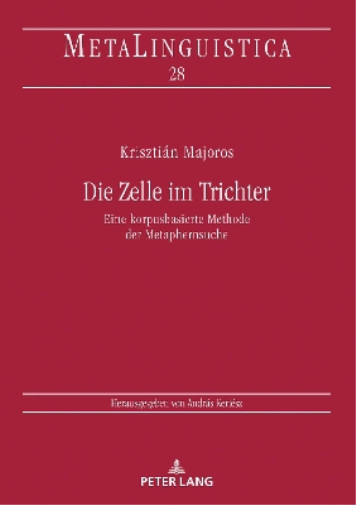 Krisztián Majoros Die Zelle Trichter (gebundene Ausgabe)