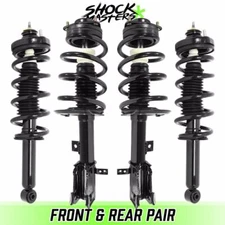 Front Rear Complete Struts Coil Springs for 2011-2019 Dodge Journey V6