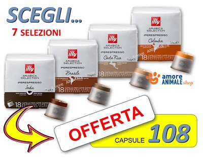 108 Kaffee Kapseln Kaffeemaschine Illy Iperespresso   Arabica Auswahl Sorten Zur