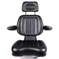 Forklift Seat Tractor Suspension Seat Headrest & Up and down Adjustable 