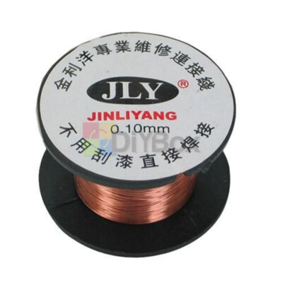 50 Mts 0.1mm Ppa Copper Soldering Solder Enamelled Reel Wire Lead New In Uk | UK - Foto 12