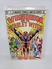 VISION AND THE SCARLET WITCH #4 Marvel 1983 9.2 Newsstand Rick Leonardi Cover