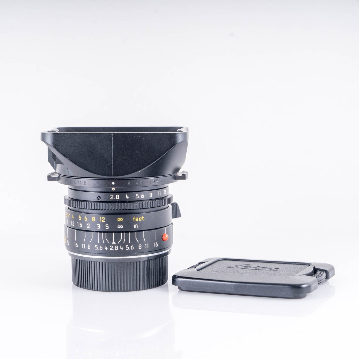 LEICA ライカ ELMARIT-M 28mm f2.8 エルマリート E46 Leica Elmarit-M 28mm/F2.8 E46 Ver.IV Lens Yr.1996 Germany