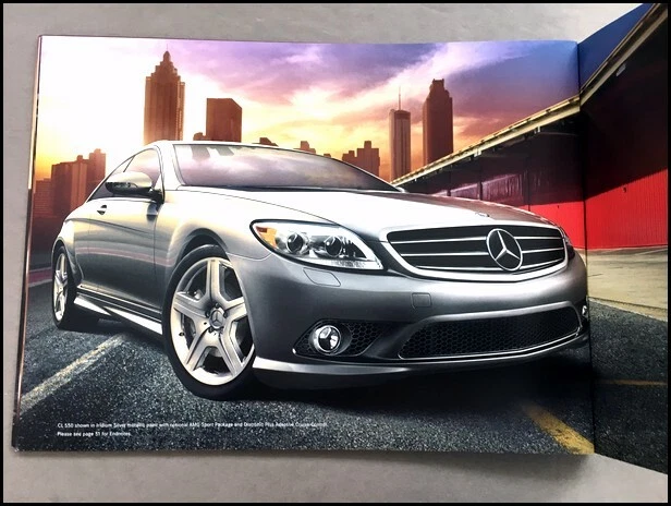 2008 Mercedes Benz CL-Class 52-page Car Brochure Catalog - CL550 CL600 CL63 AMG - Image 3 of 4