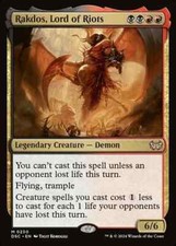 Rakdos, Lord of Riots - 230 - NM - Commander: Duskmourn - MTG